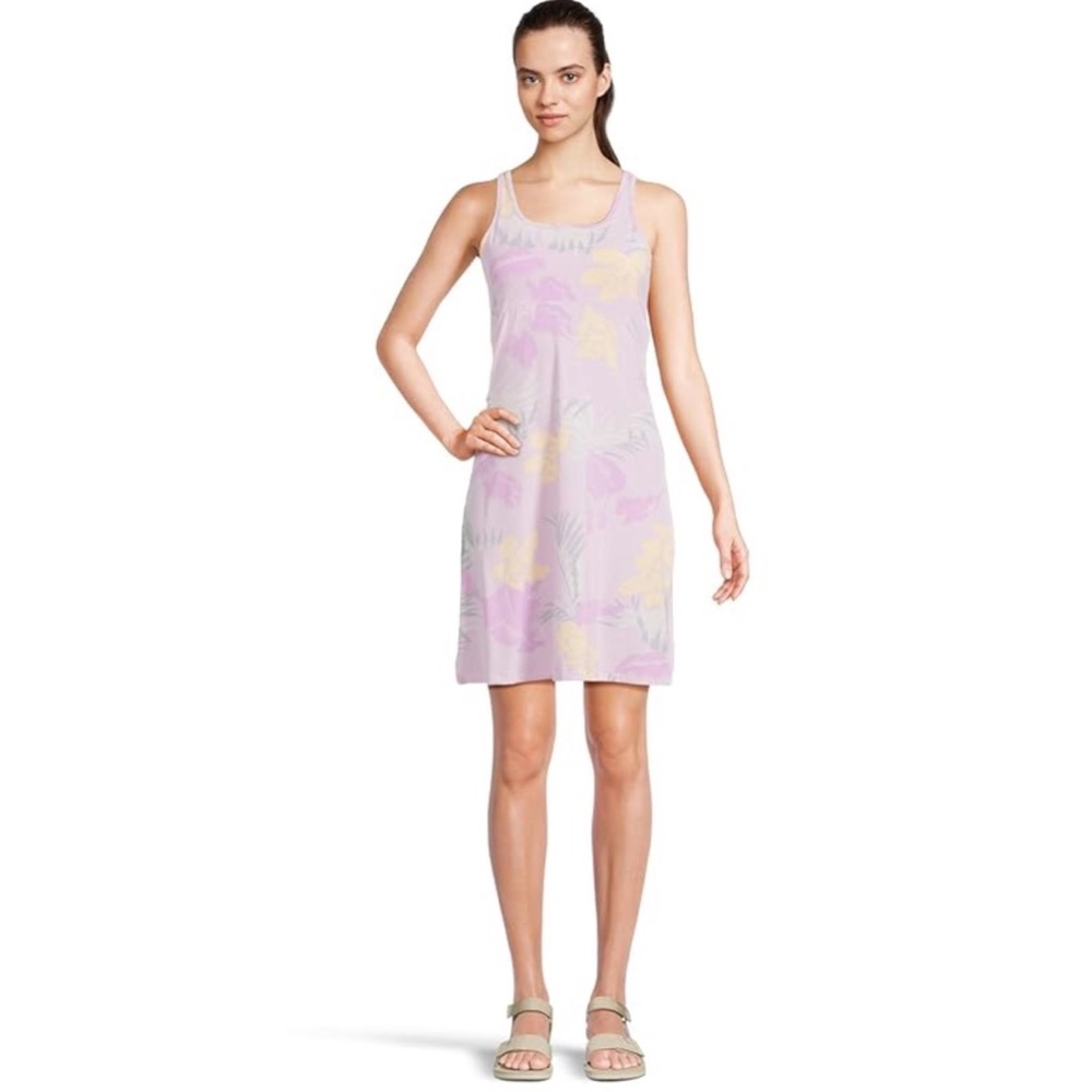 Columbia Women's Lilac Floral PFG Freezer™ III Dress LG NWT - Picture 3 of 7